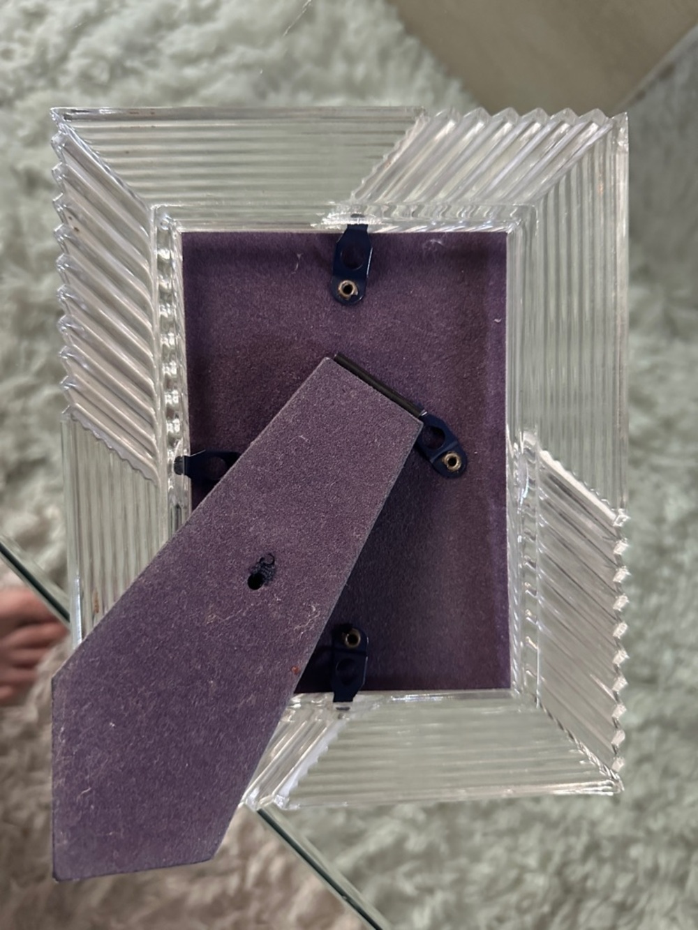 Glass 4x6 Decorative Photo Frame - Picture 6 of 7